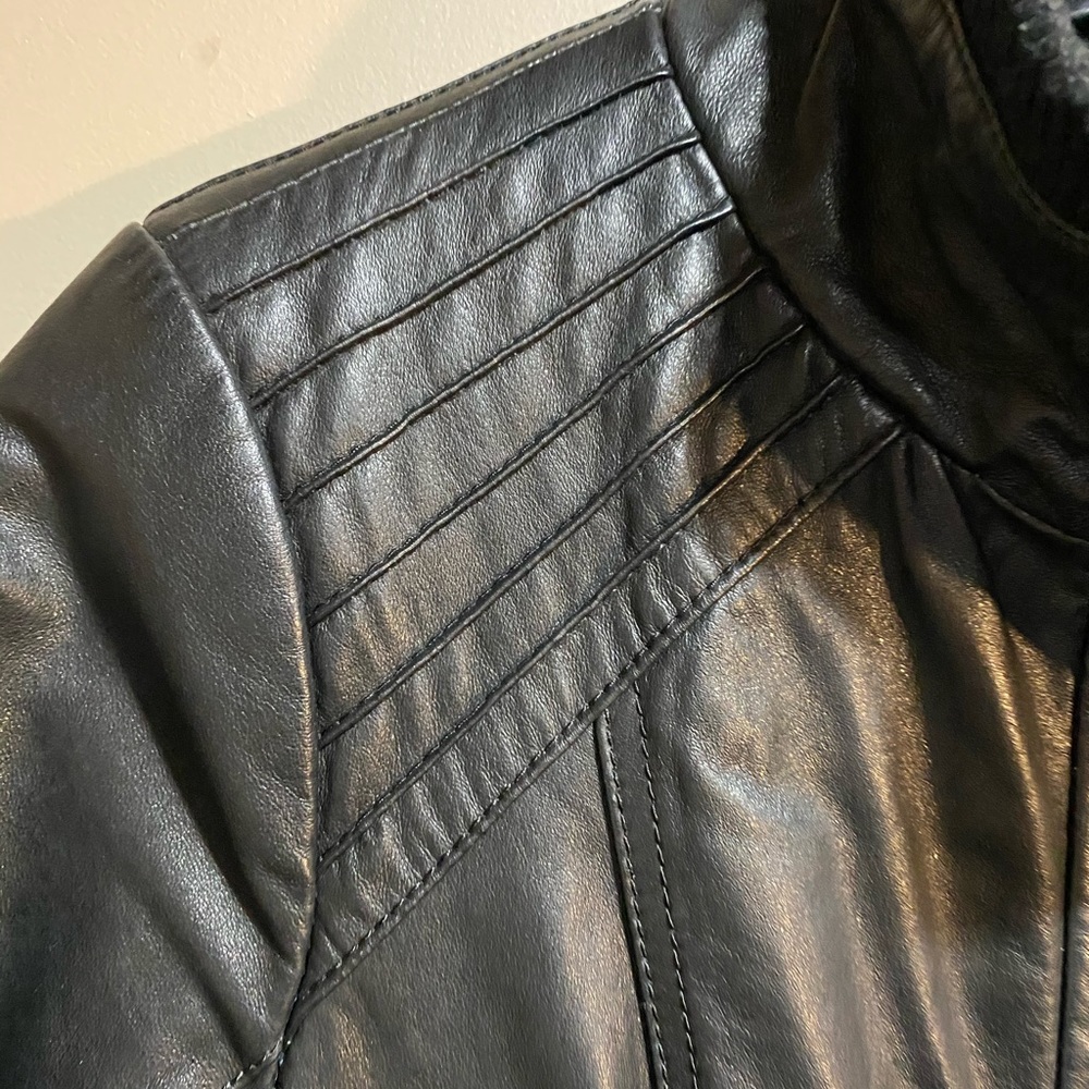 Black Danier Leather Jacket